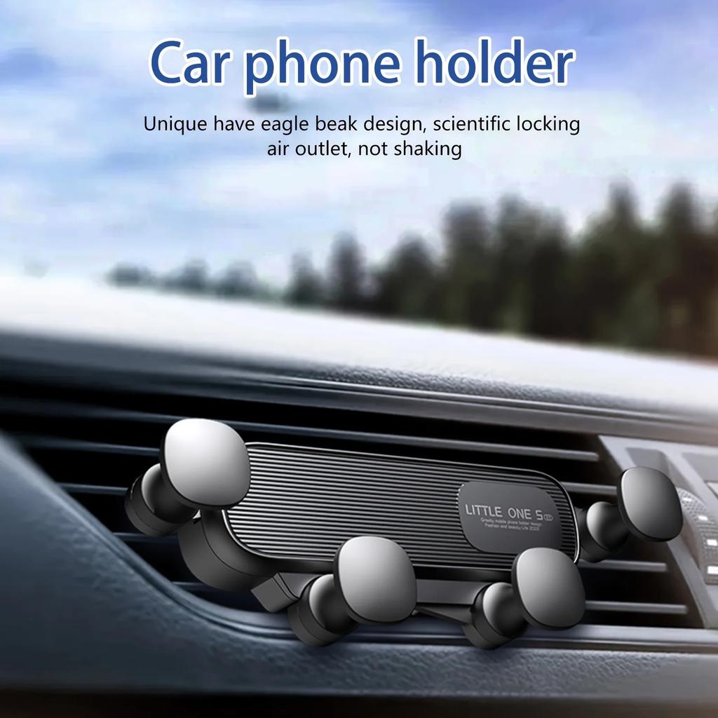 Gravity Car Mobile Phone Holder Air Vent Mount For IPhone Xiaomi Samsung Universal Stand Smartphone Support Automatic Portable