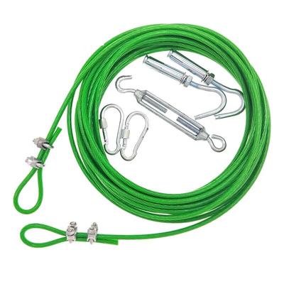 Robuste Outdoor-Wäscheleine Drahtseil
