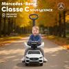 Ride-On Toy for Children, Licensed Mercedes-Benz, Push Car, Removable Handle, 91 x 40 x 83 cm, White