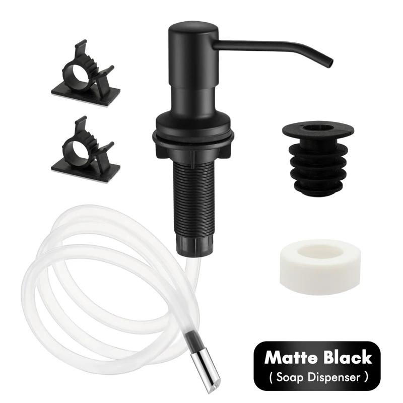 Soap Dispenser Extension Tube Kit For Kitchen Accessories Bathroom Stainless Steel Built In Liquid Soap Detergent Dispensers