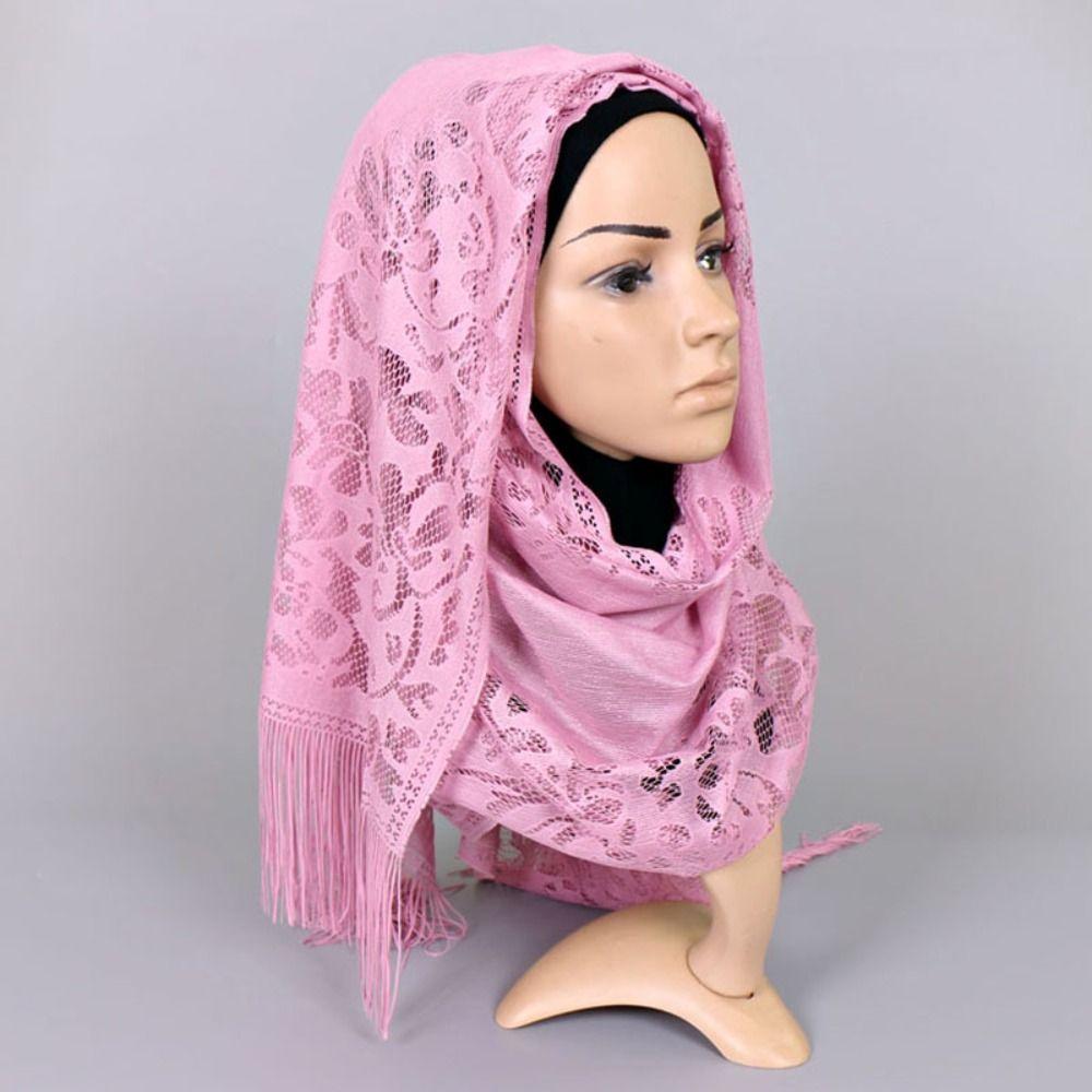 Tassel Summer Wraps Shawl Hollow Evening Dresses Shawls Breathable Hijab Cover  Wedding Shawl