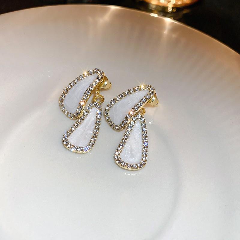 Love Geometric Earrings, Simple Flower Earrings, Fashionable Temperament Earrings, High-end Sense Earrings, Gifts