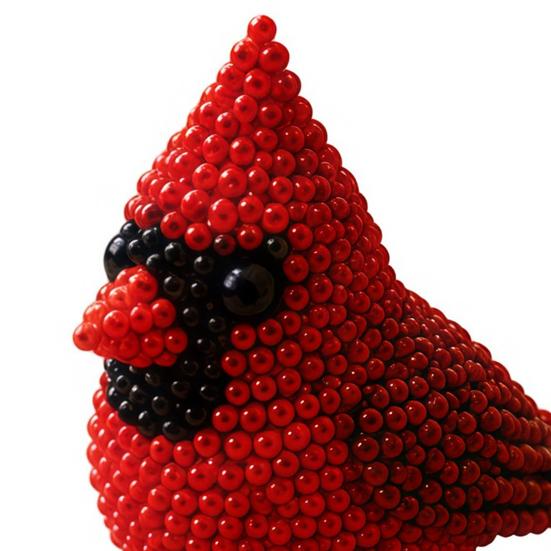 Kit de Broderie cu Mărgele Pasăre DIY, Kit de Meșteșug cu Mărgele Animale 3D, cu Accesorii Colorate cu Mărgele, Proiect Drăguț de Meșteșug cu Pasăre din Mărgele pentru Adulți și Adolescenți Cadou Creativ
