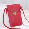 Touchscreen Handytasche Smartphone Geldbörse PU Leder Schultergurt Handtasche Mode Mobile Geldbörse