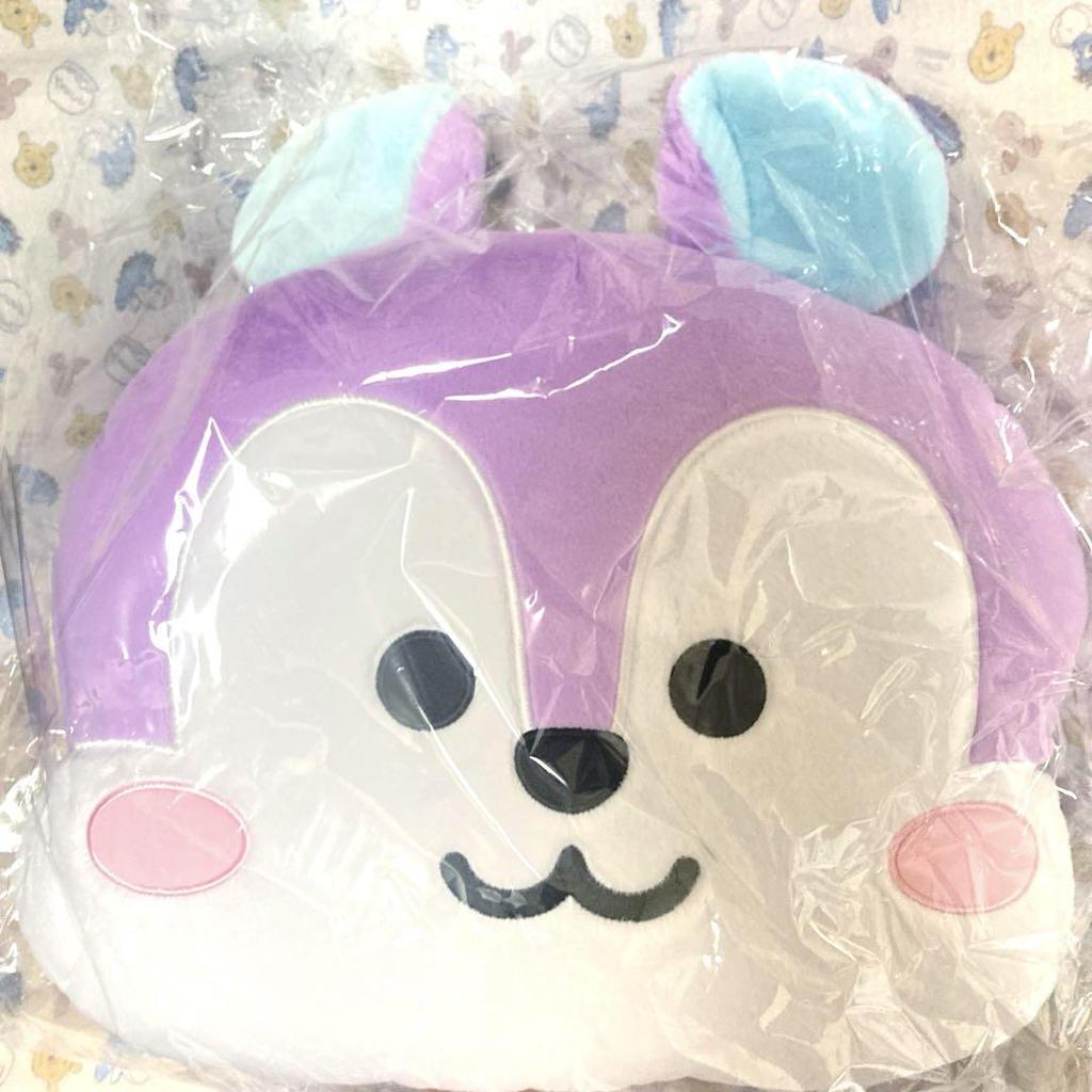 [USED] BT21 BASIC MANG Face Cushion, Authentic, BTS BIG