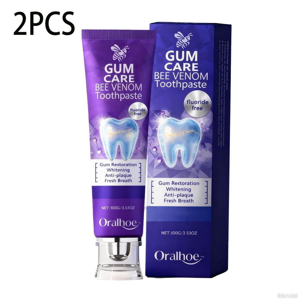 Purple Whitening Toothpaste Remove Plaque Stains Tartar Clean Toothpaste Breath Fresh Oral Prevent Color Corrector Decay Hy M5W6