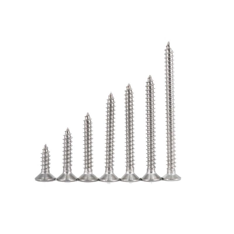 304 Stainless Steel Phillips Flat Head Self-Tapping Screws