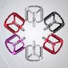 ENLEE MTB Road Bike Ultralight Sealed Pedals CNC Cycling Part Alloy DH XC Hollow Anti-slip Bearings Du System Mountain 12mm Axle