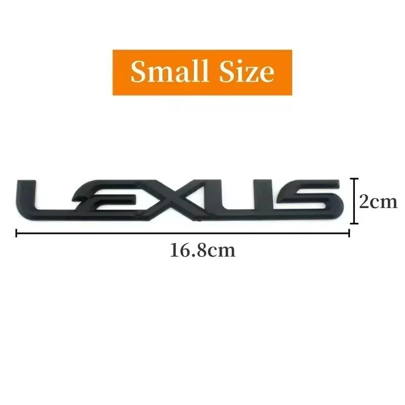 Rear Trunk Emblem Badge Sticker for Lexus ES IS CT GS NX ES250 ES300 ES350 IS250 IS300 IS350 CT200h GS350 NX200 Etc