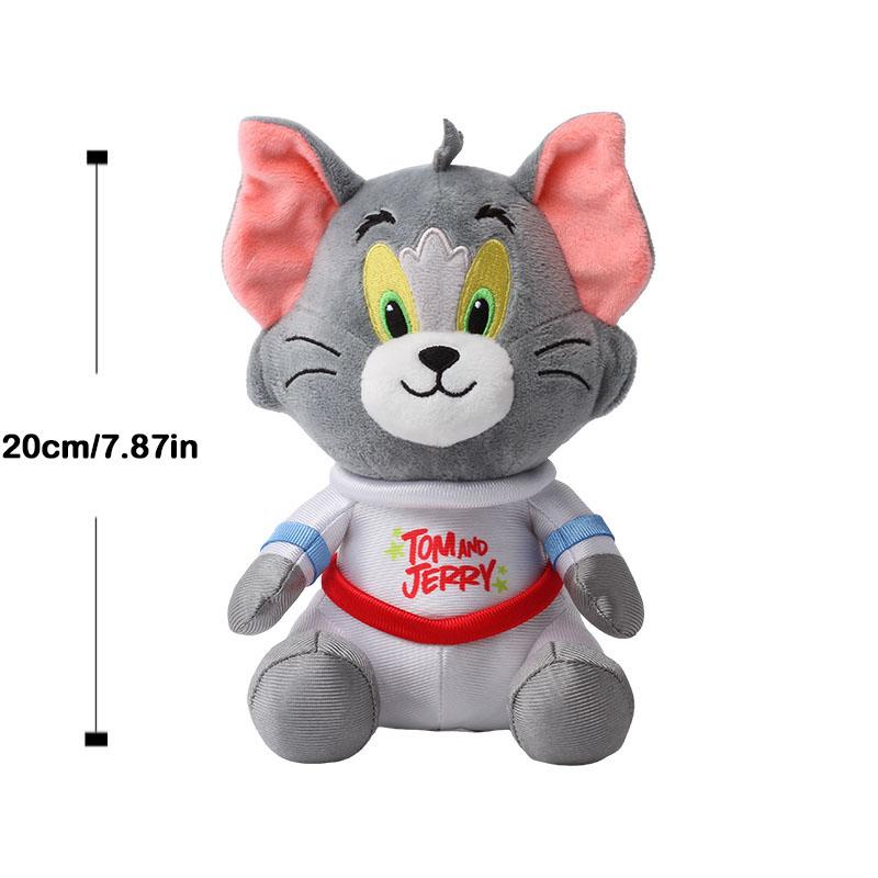 Anime Tom And Jerry Plush Toy Cartoon Movie Figures Cat Mouse Cute Plushies Stuffed Animal Doll Toys For Kids Gift