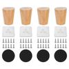 Heavy Duty Solid Cabinet Feet Universal Furniture Legs Natural Grain Support Accessories for Sofa Frame