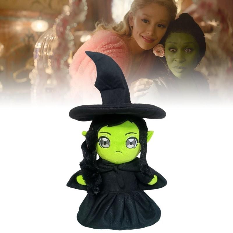 Enchanting Movie Wicked Plush Doll Magical Wicked Witch Cute Stuffed Toy 25cm Height