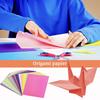 Sada 400 listů origami papíru - 10/15/20cm oboustranný barevný krepový papír pro DIY