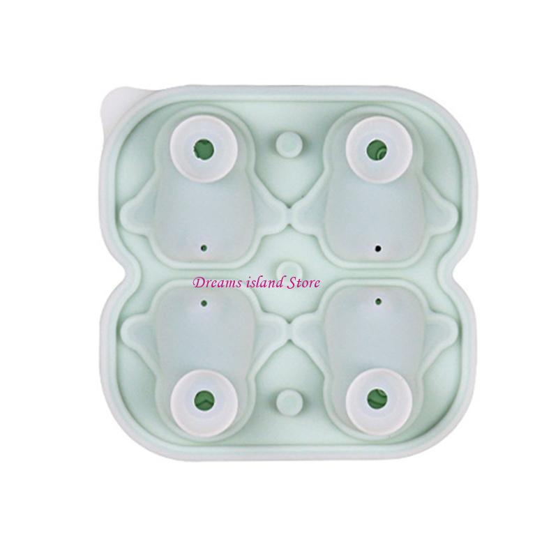 4 Cavities Animal Ice Molds Silicones Ice Household Ice Box Ice Molds HX6C