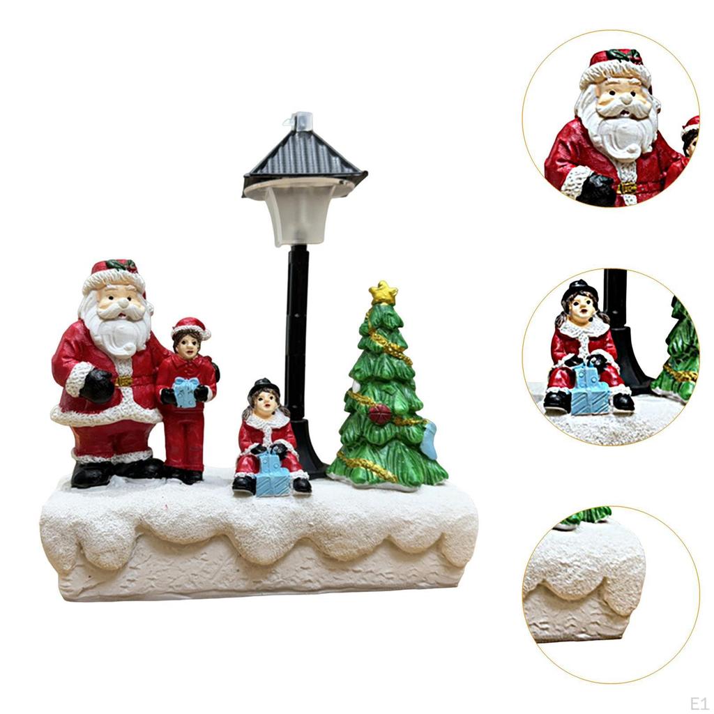 Christmas Figurine Nightlight Table Lamp for Home And Office