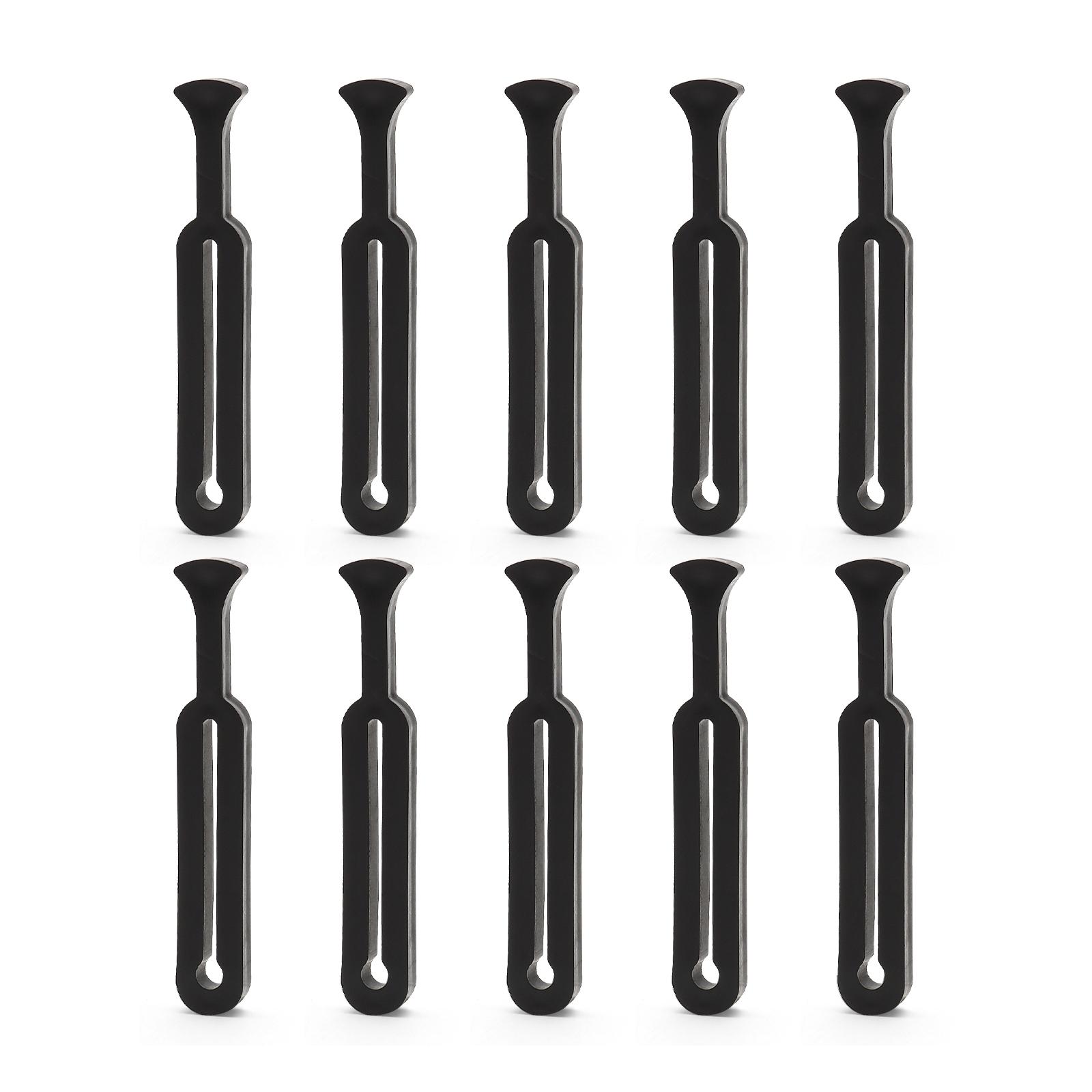 

10x Fixed Windshield Rubber Strap O-Rings Gasket For Polaris 5410970,5410387 Ski-Doo 572-0328-00 Yamaha 8K4-77223-00 чорний