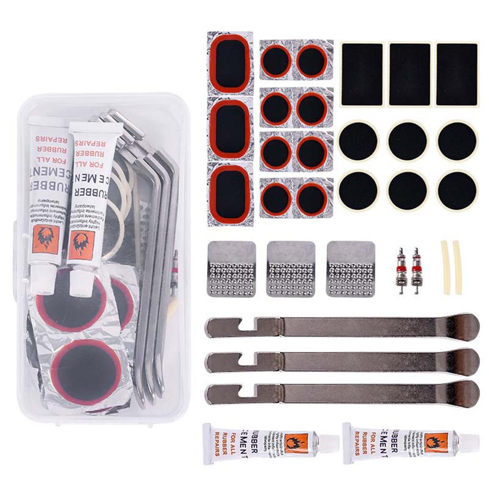 Bike Tire Repair Kit Bicycle Tire Repair Kit Glueless Self-Adhesive Patches Portable