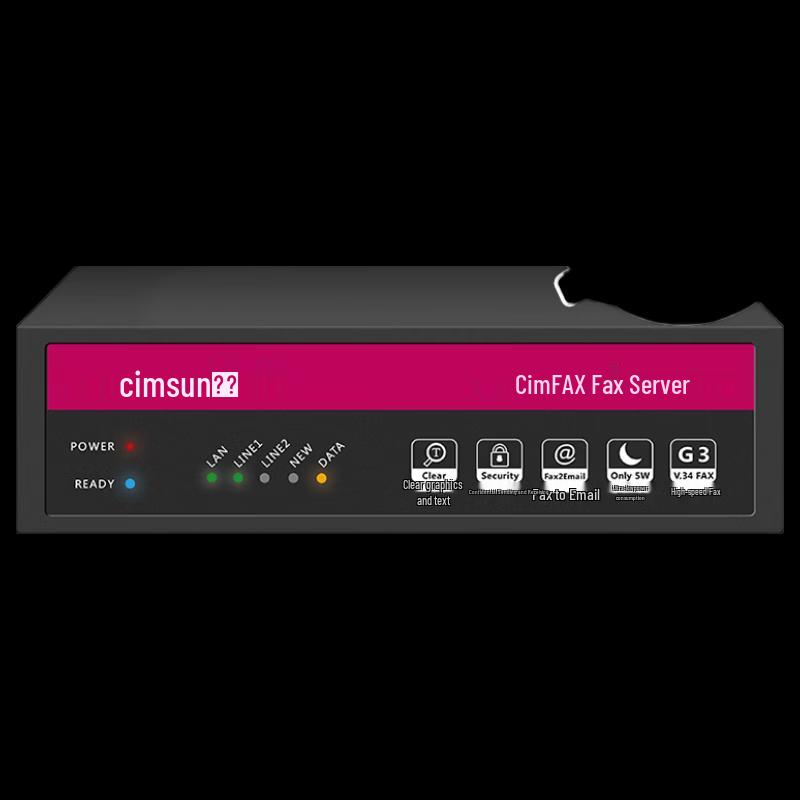 

CimFAX CF-P4180 Paperless Fax Server CN plug (adapter included)