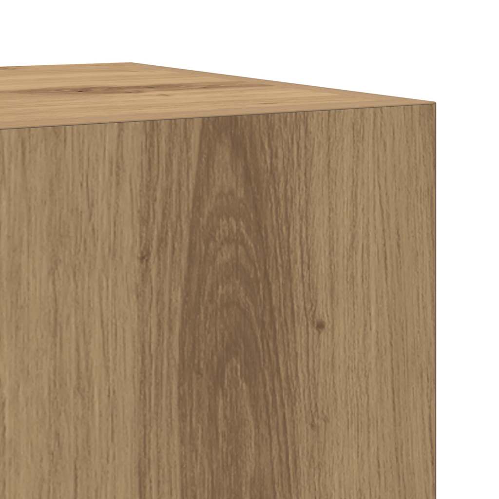 3 Piece Bathroom Furniture Set Artisan Oak Engineered Wood