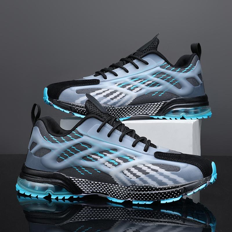 New Youth Running Shoes Air Cushion Cushioned Anti-slip Tidal Shoes Ultra-light Students Net Surface Breathable Sports Shoes