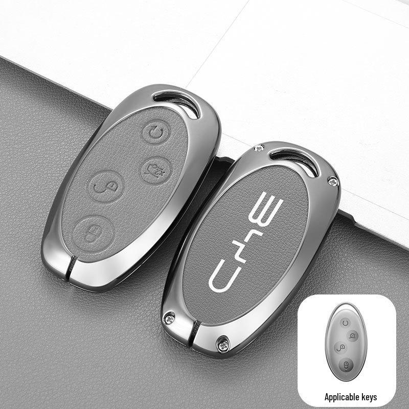 

BYD Qin 2017 Key Case: EV Metal Key Shell with Metal Rope for 300 Elite Models