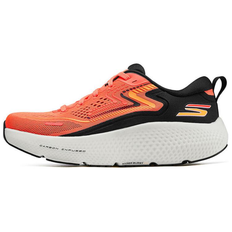 Skechers Arch Fit Sports Casual Durable Breathable Low Top Training Running Shoes Men sneaker Orange White 246078-RDBK 41