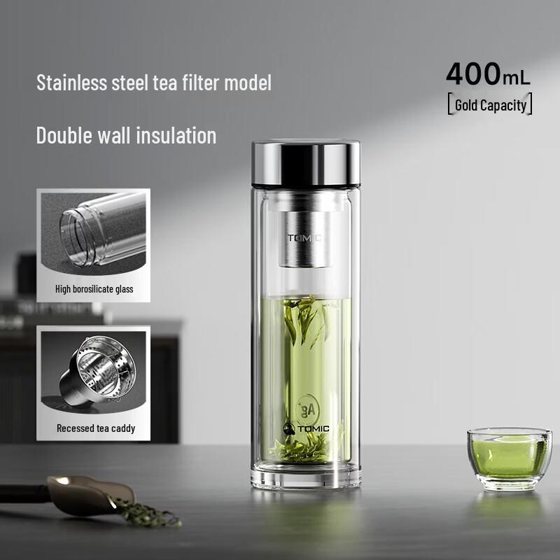 TOMIC Double-Layer Glass Cup TG80769ay