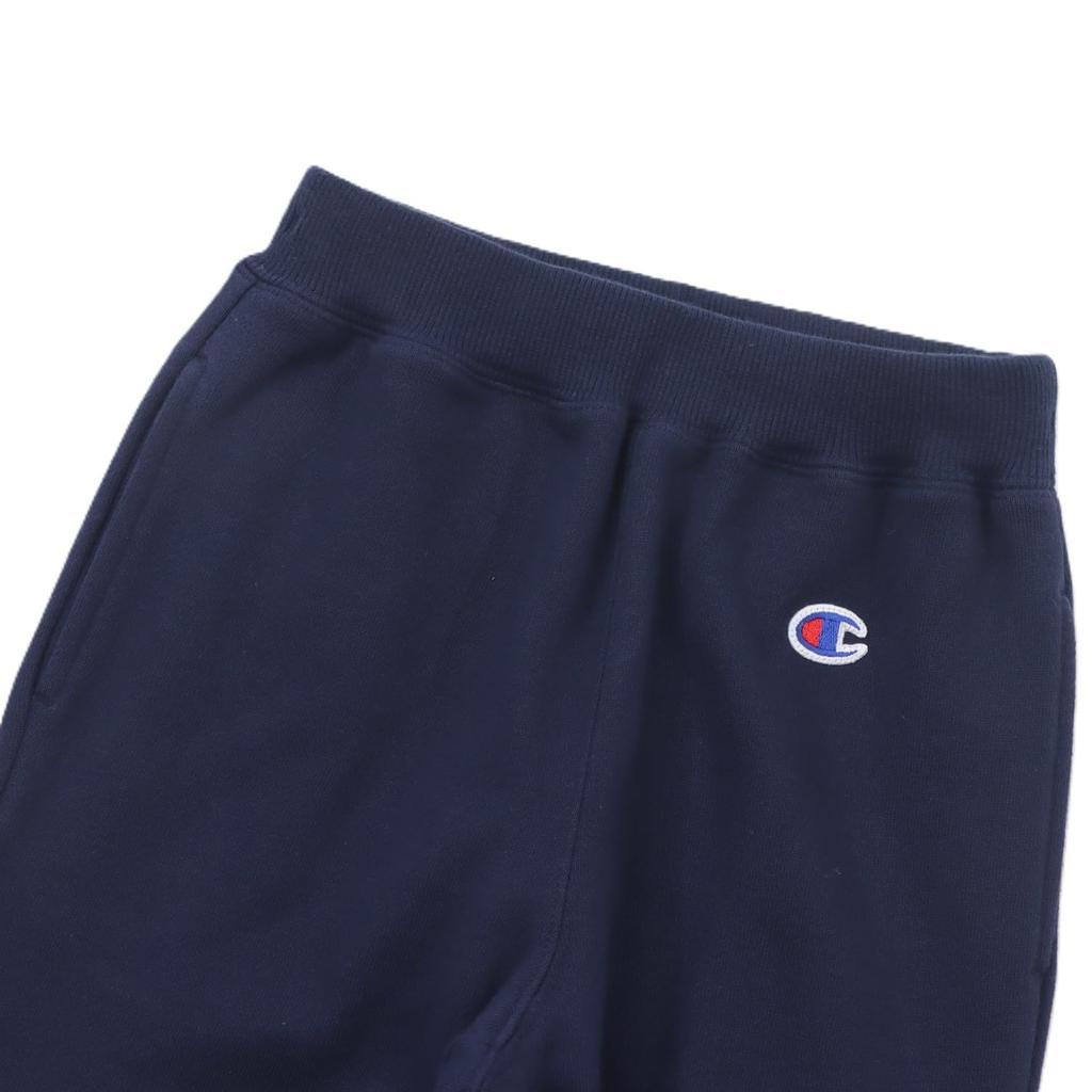 Champion Cotton French Terry Sweatpants with a Single Logo Navy Size 150 Kids' 100% Embroidery, (CK-Y201),