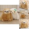 Adorable Giant Sloth Stuffed Plush Toy Pillow Cushion Perfect For Christmas Gifts