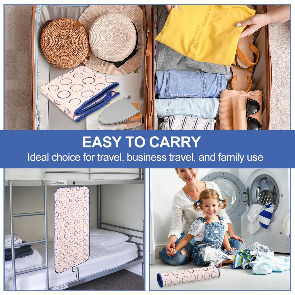 Ironing Board and Gloves Ironing Pad Double Use Portable Heat Resistant Household Travel Garment Steamer Ironing Protector