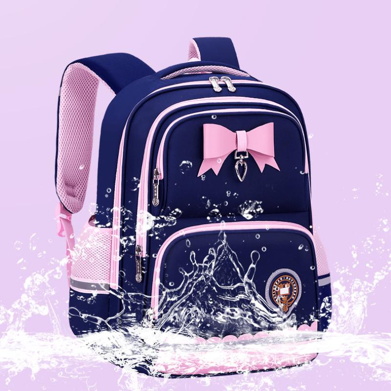 3pcs Set Breathable Waterproof Children Schoolbag Primary School Students Burden Reduce Spine Protect Book Bag 1-3-6 Grades Lightweight Youth Backpack