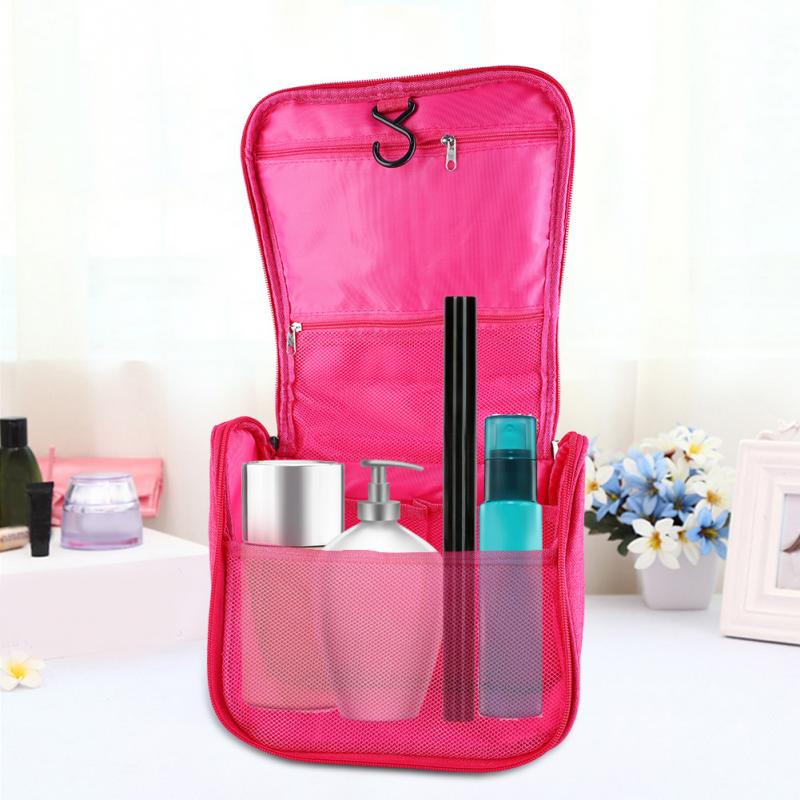 Buy Toiletry Bag with Hanging Hook Travel Makeup Pouch Sundry Bag Cosmetics Organizer at