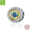 Devil'S Eye Diy Bracelet Beads Loose Beads, Accessories S925 Sterling Silver Eye Beads