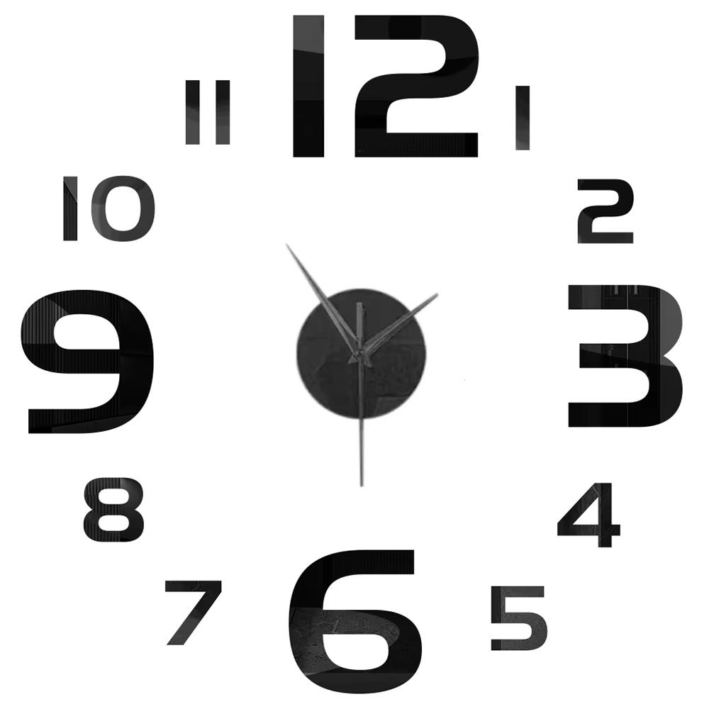 

3D Настенные часы Сделай сам Зеркальные наклейки на стену Домашний декор Кварцевые стрелочные часы Гостиная Съемная художественная наклейка reloj de pared Горячие Diameter 40-60cm