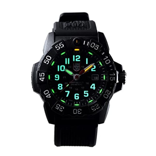 Luminox Liberta Dive Watch SEA SERIES 3501 REDHAND Men's Black