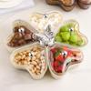 Divided Serving Tray Multifunctional Appetizer Tray for Sweets Fruit Dessert