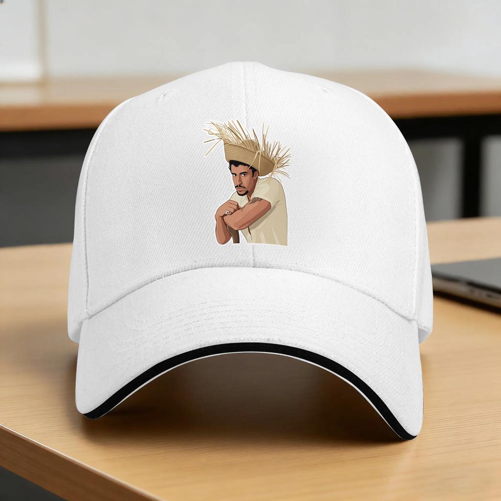 Summer Rapper BBad BBunny DTMF World Tour Baseball Cap Outdoor Gym Yk Cute Print Sun Breathable Snapback Cap