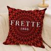 Luxury FFREITAGS Cushion Cover Soft Plush Fabric DoubleSided Printed Sofa Cushion Cover for All Seasons Home Decor Gift