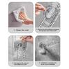 Adjustable Height Coat Hanger Strong Adsorption 5kg Load Garment Hanger Suction Cup Hook Hanger Holds 6 Clothes