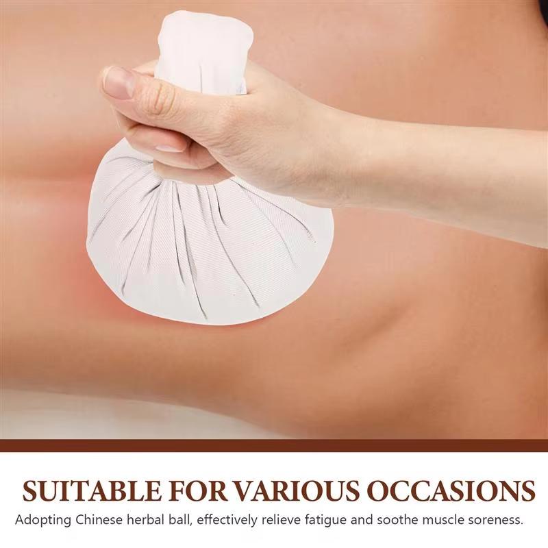 Chinese Herbal Pouches Spa Massage Pouches Herbal Massage Balls Warming Bags Thai Massage Balls Bath Compress Balls