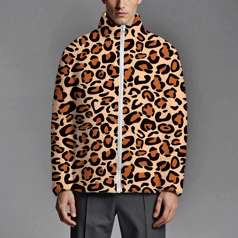 2025 New Men's Autumn and Winter Clothing Zipper Long-sleeved Loose Cotton Clothing Men's Cotton-padded Jacket Men's Jacket Winter Clothing