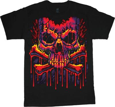 Big And Tall Unisex T-Shirts Graffiti Skull Big Clothing Tall Graphic Tee