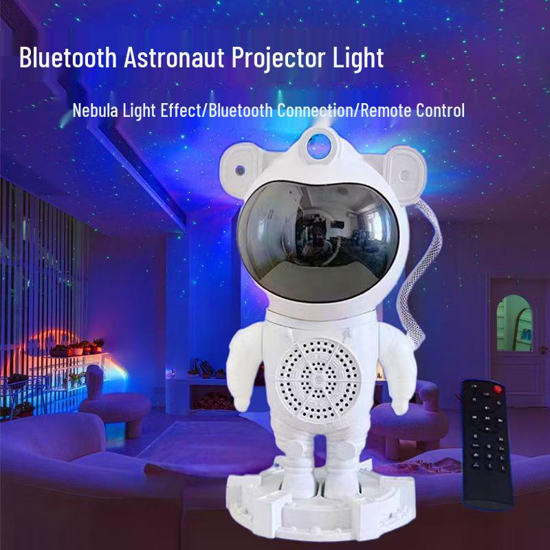 Sternenhimmel Astronaut Bluetooth-Lautsprecher & Projektor mit Superbass