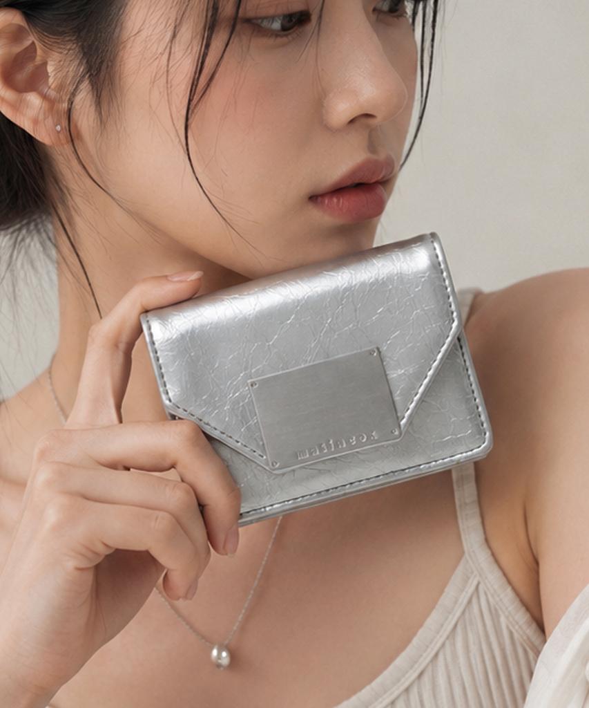 Matincox Post Card Wallet - Silver