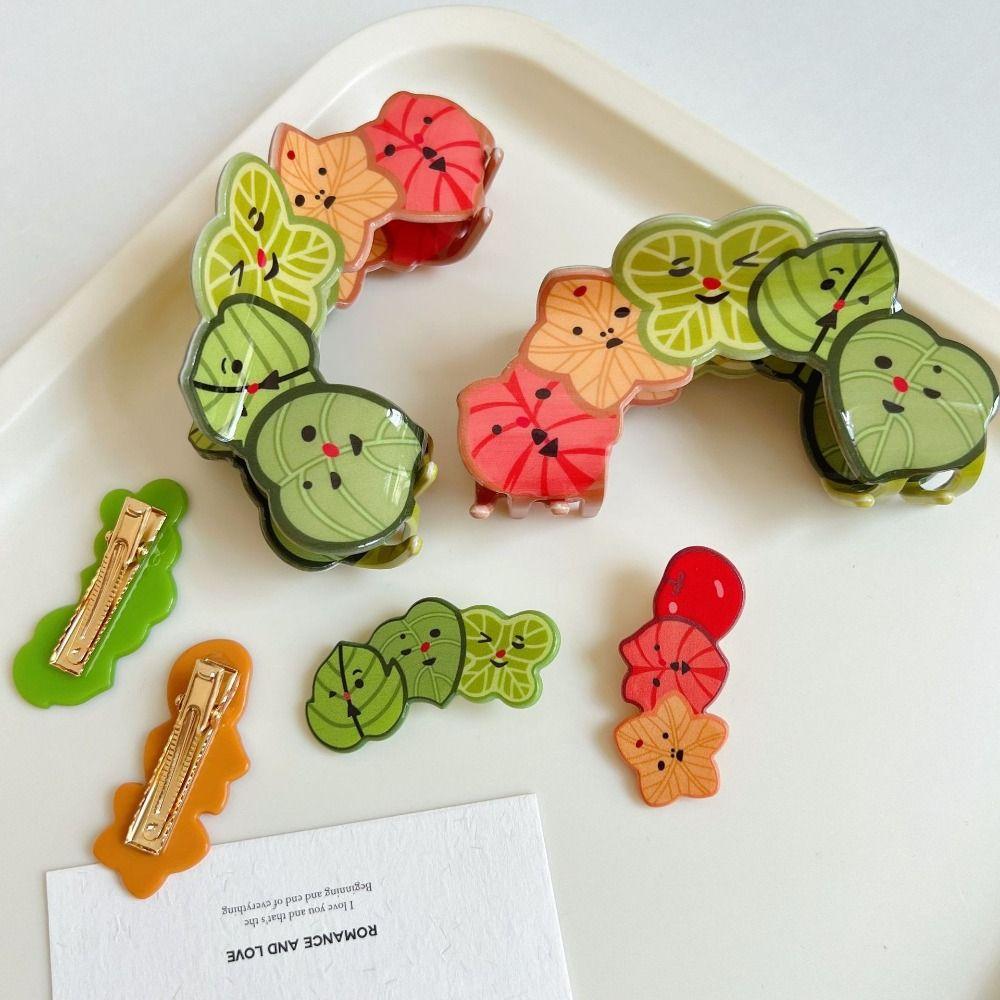 

Cute Hair Clip Colorful Hair Accessories New Leaf Hair Clip 2