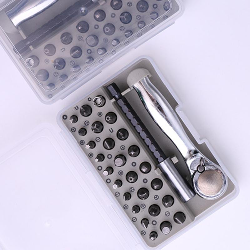 Ergonomic Handle Mini Ratchet Wrench Set Right Angles Screwdriver Tools for Smartphone Tablet Maintenance Repairing Tool