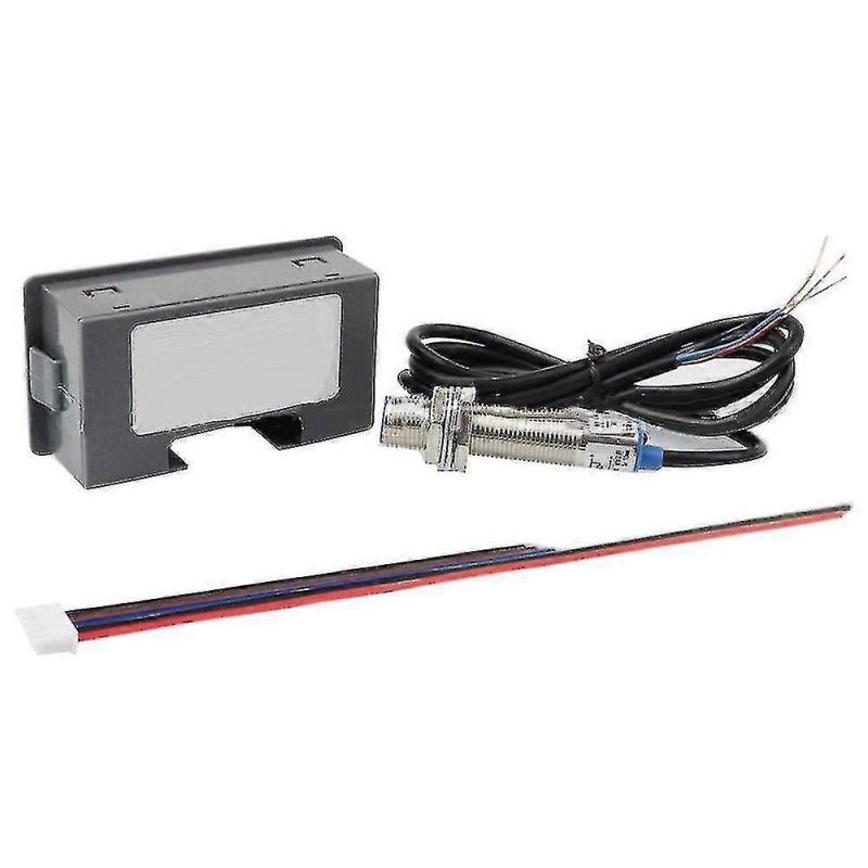 Digital Led Tachometer Rpm Speed Meter+hall Proximity Switch Sensor Npn   -Yx
