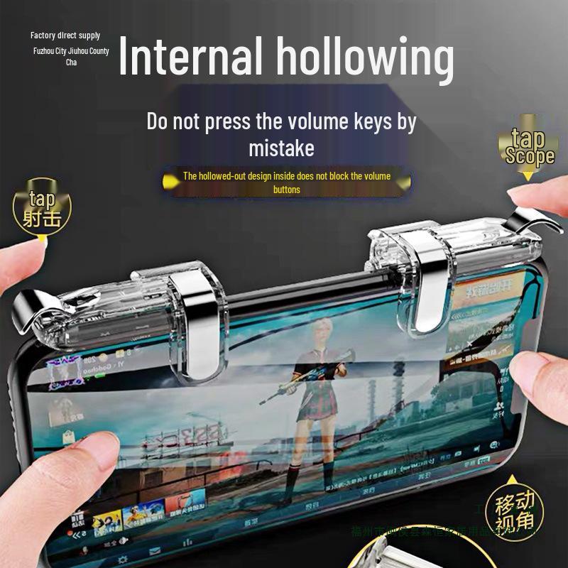 2026 Elite PUBG Six-Finger Game Controller for Apple & Android Devices