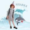 Combinaison Animale Requin pour Enfants, Costume Cosplay d'Halloween, Tenue de Spectacle Scolaire pour la Fête des Enfants