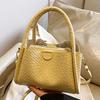 2025 New Fashion Vegetable Basket Handbag Texture Personalized Ins Bucket Bag Commuter Simple Shoulder Messenger Bag